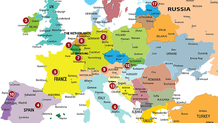 Interactive Map Of Europe Interactive Map Of Europe | Bankrate.com