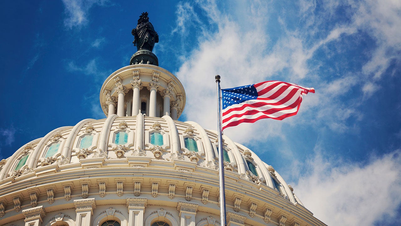 Capital building in Washington DC