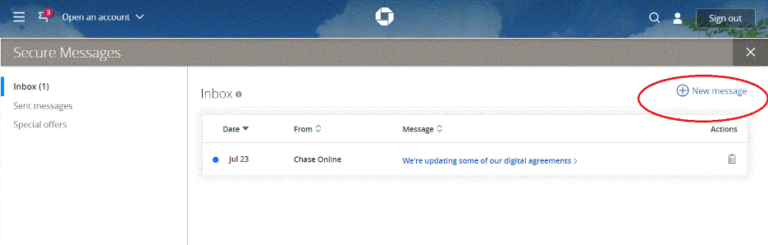 chase transaction history with url