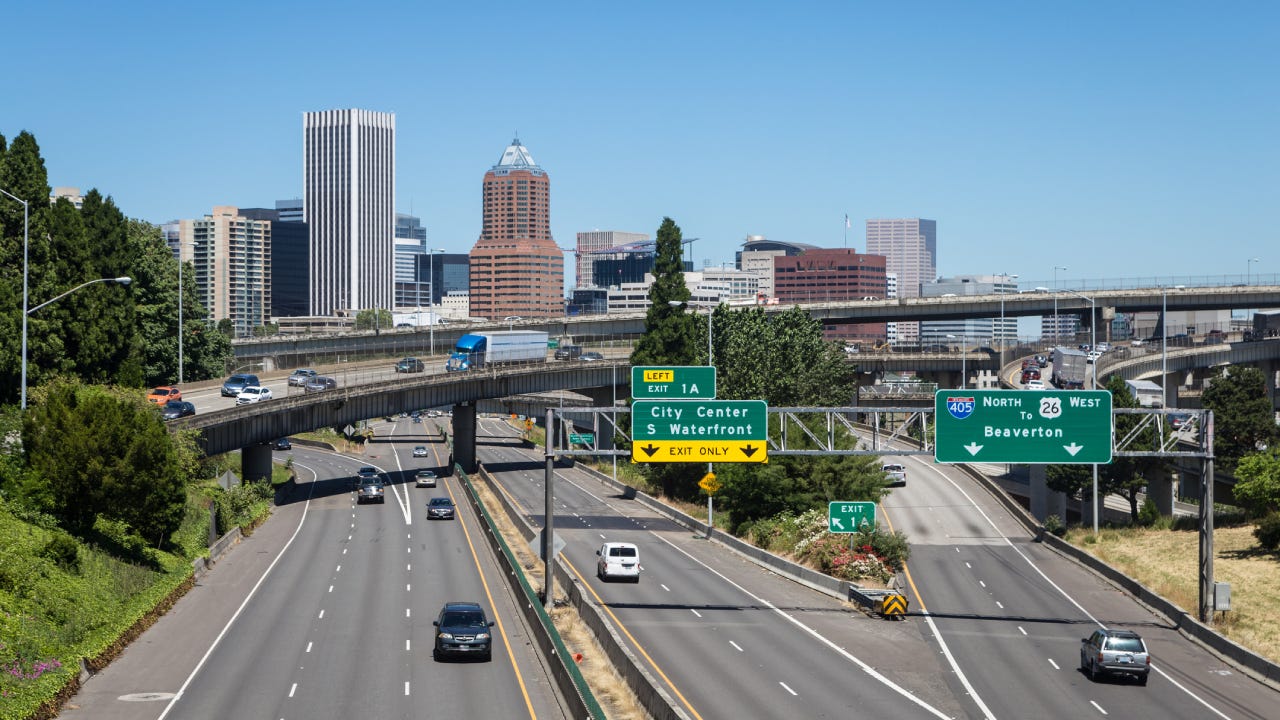 graph displaying average cost of car insurance rates in Oregon