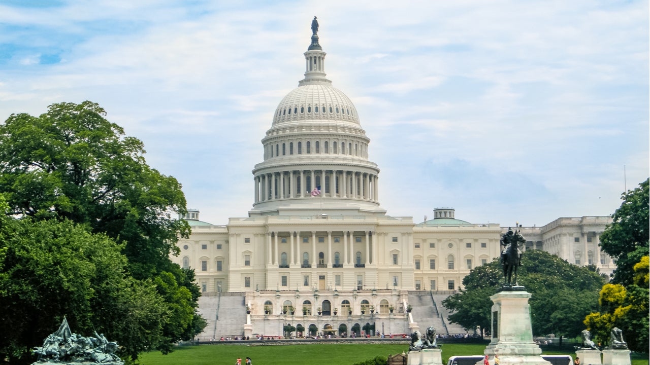 Exterior of U.S. Capitol building