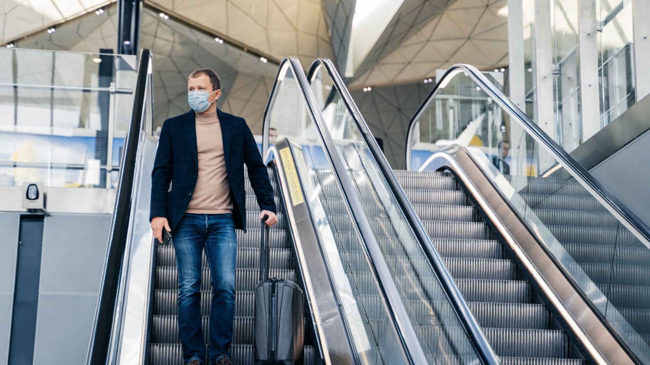 Man at airport