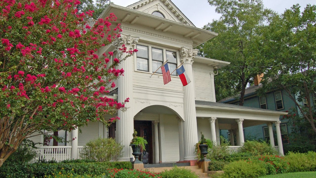 Historic house, circa 1905, near downtown Dallas, Texas