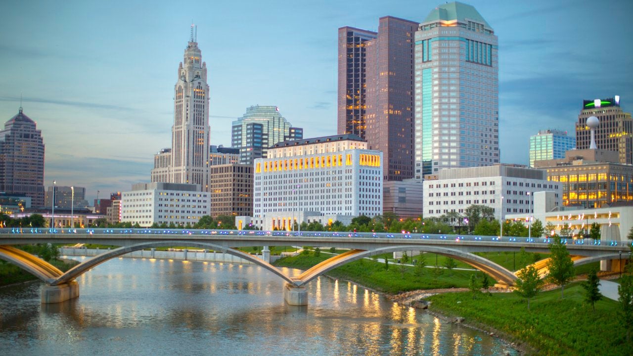 Columbus Skyline in daylight