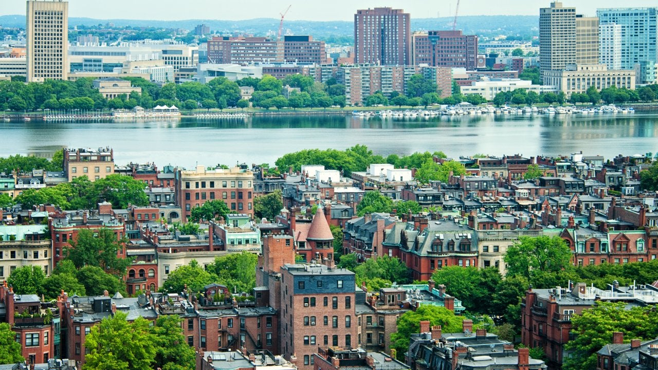 Charles River and Boston Panorama