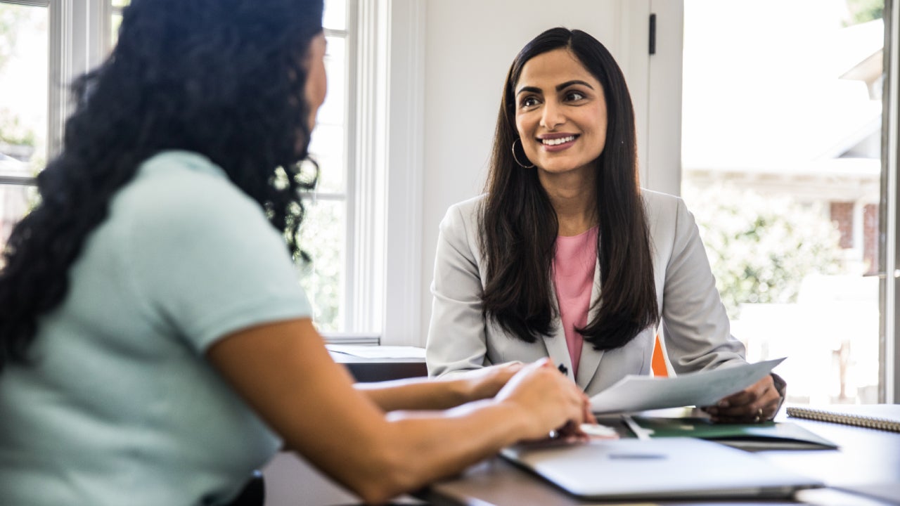 Women meeting in business office