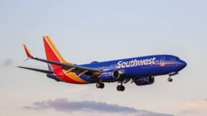 Image of Southwest Airline plane