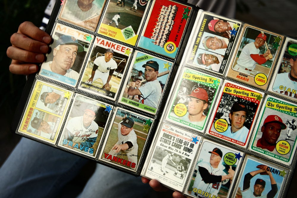 vintage baseball cards