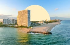 Photograph of a condo by the ocean