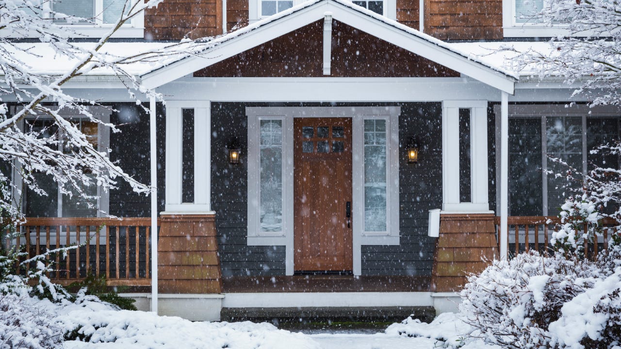 Home in the snow