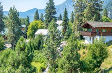 Bavarian style village Leavenworth located near Cascade Mountains. Popular place for tourists