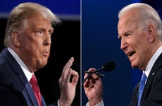 Election pre-debate profile on Trump/Biden