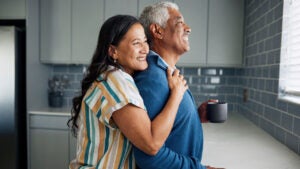 Happy Couple in Kitchen