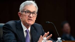 Federal Reserve Chair Jerome Powell Testifies In Senate Banking Hearing