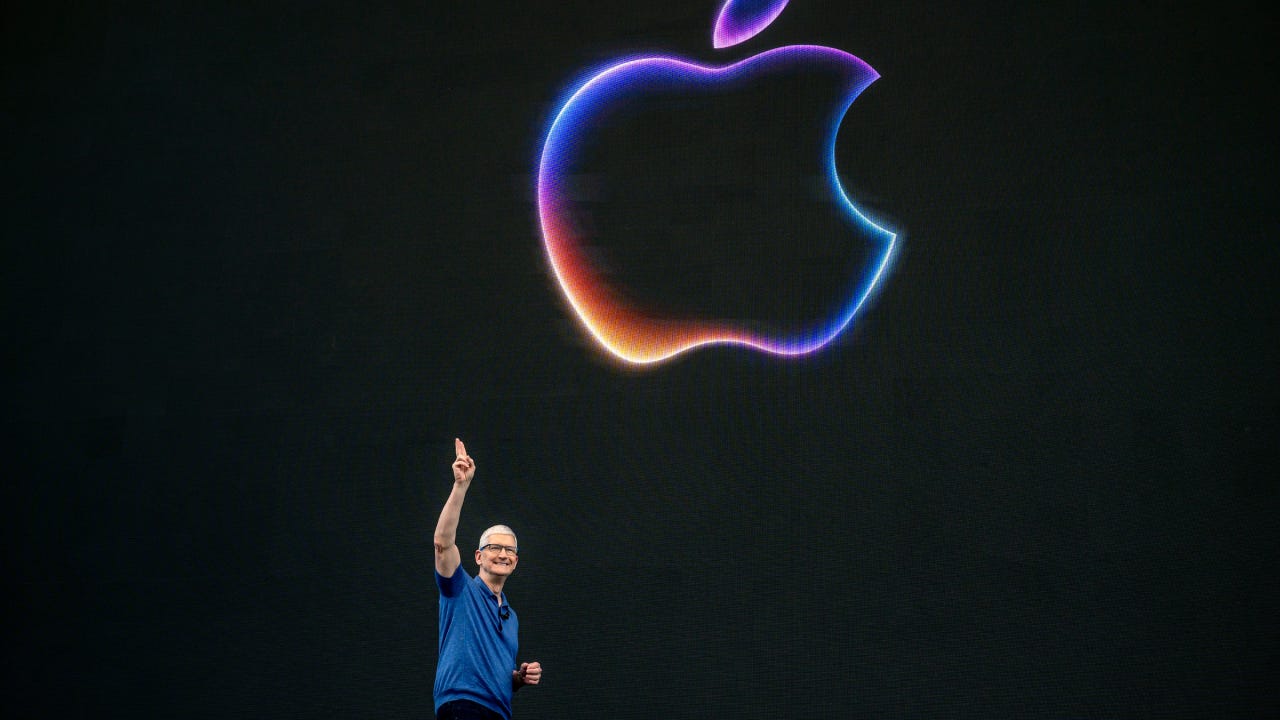 Tim Cook, chief executive officer of Apple Inc., during the Apple Worldwide Developers Conference 7