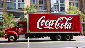 Coca-Cola truck in Washington, DC