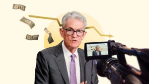 Illustration of Fed Chair Jerome Powell