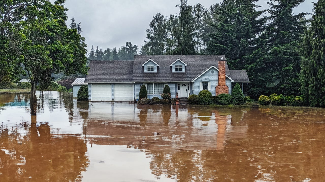 House flooded