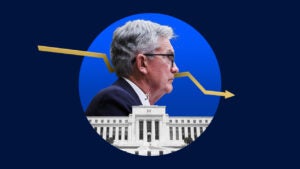 Design element of Federal Reserve Chair Jerome Powell