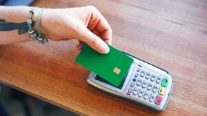 Using a credit card