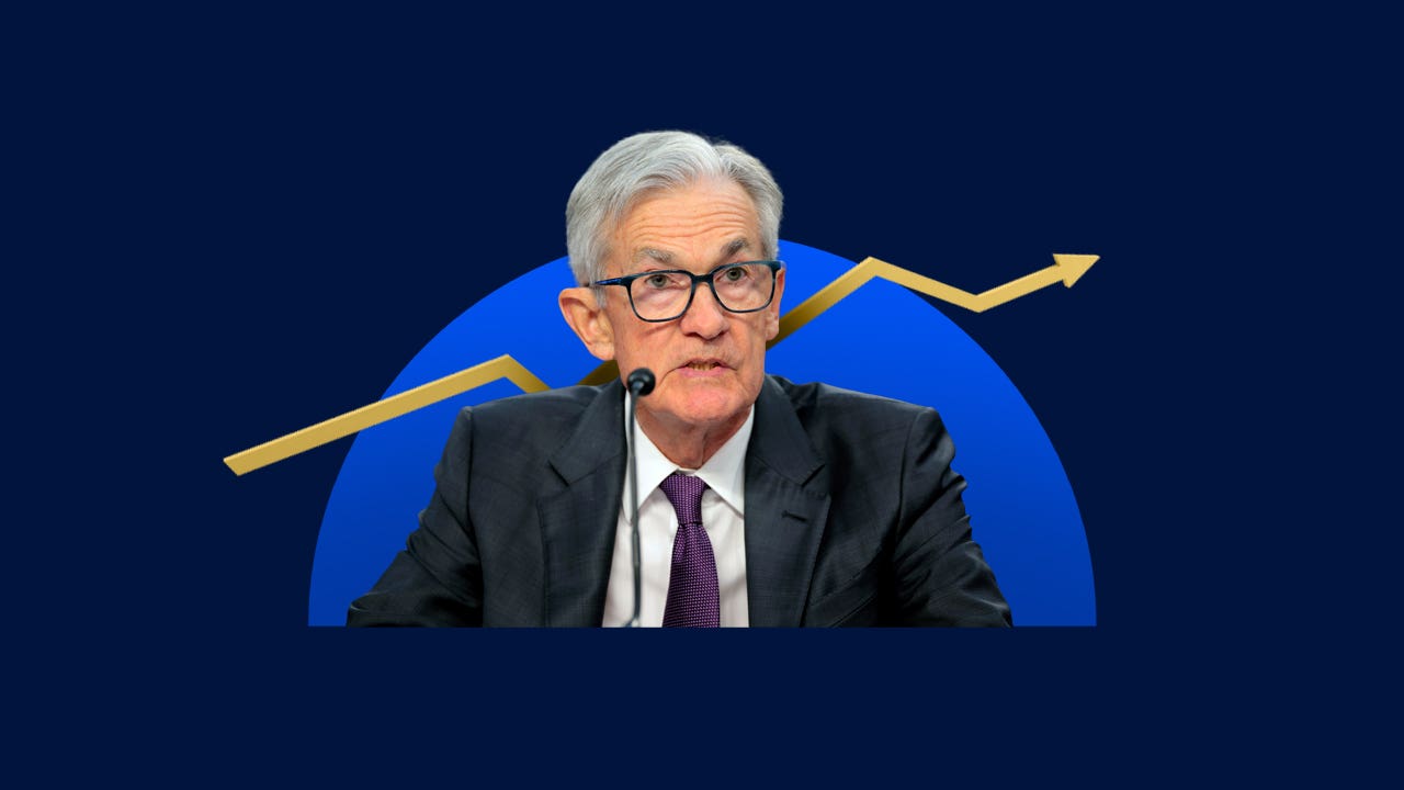 Illustration of Fed Chair Jerome Powell