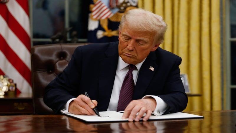 president trump signing executive order in oval office