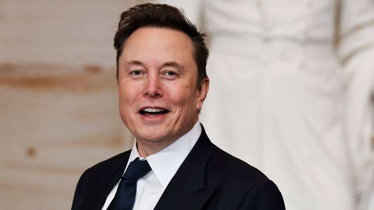 Elon Musk attending President Trump's second inauguration.