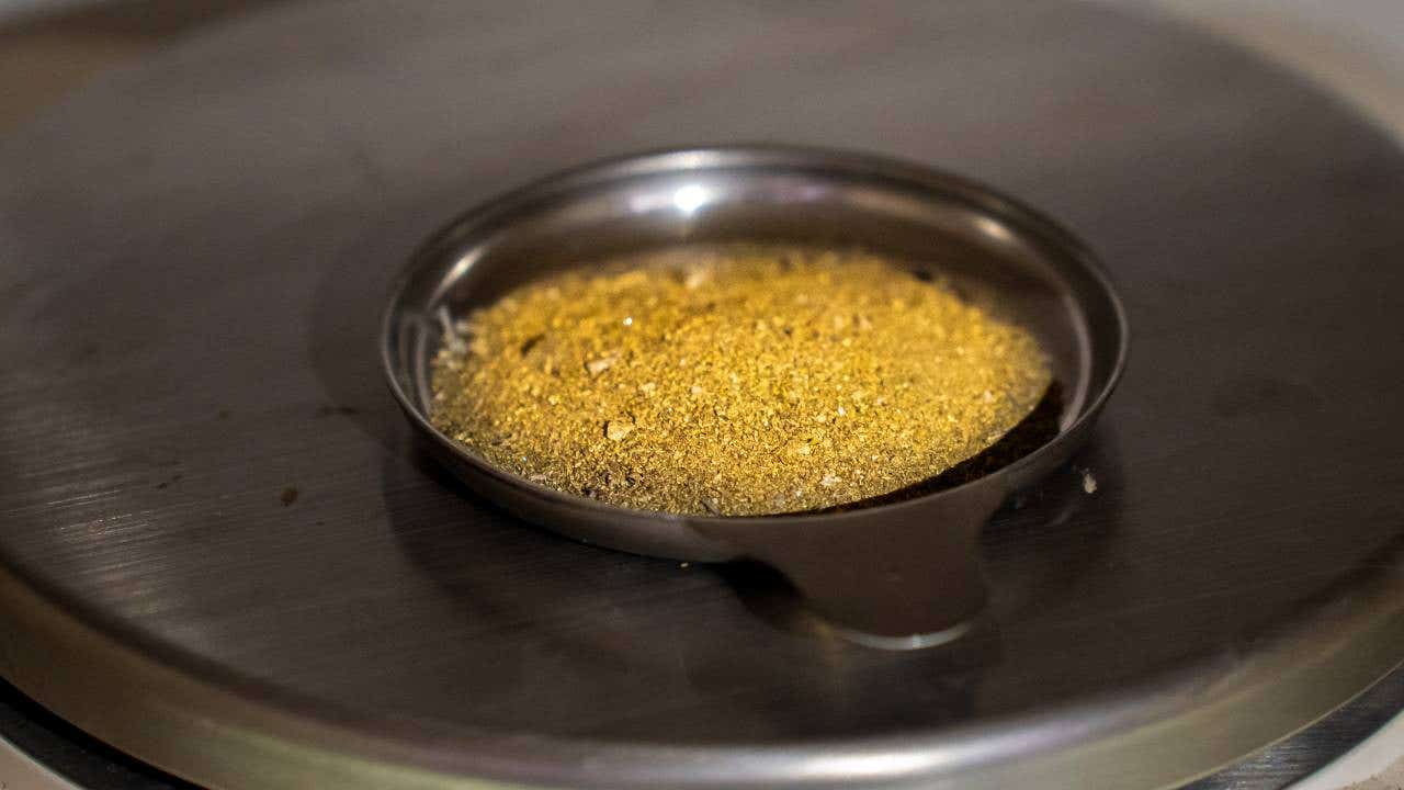 Gold extracted from the mines in Marmato, Colombia.