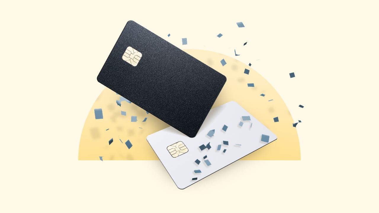 Illustration of two credit cards