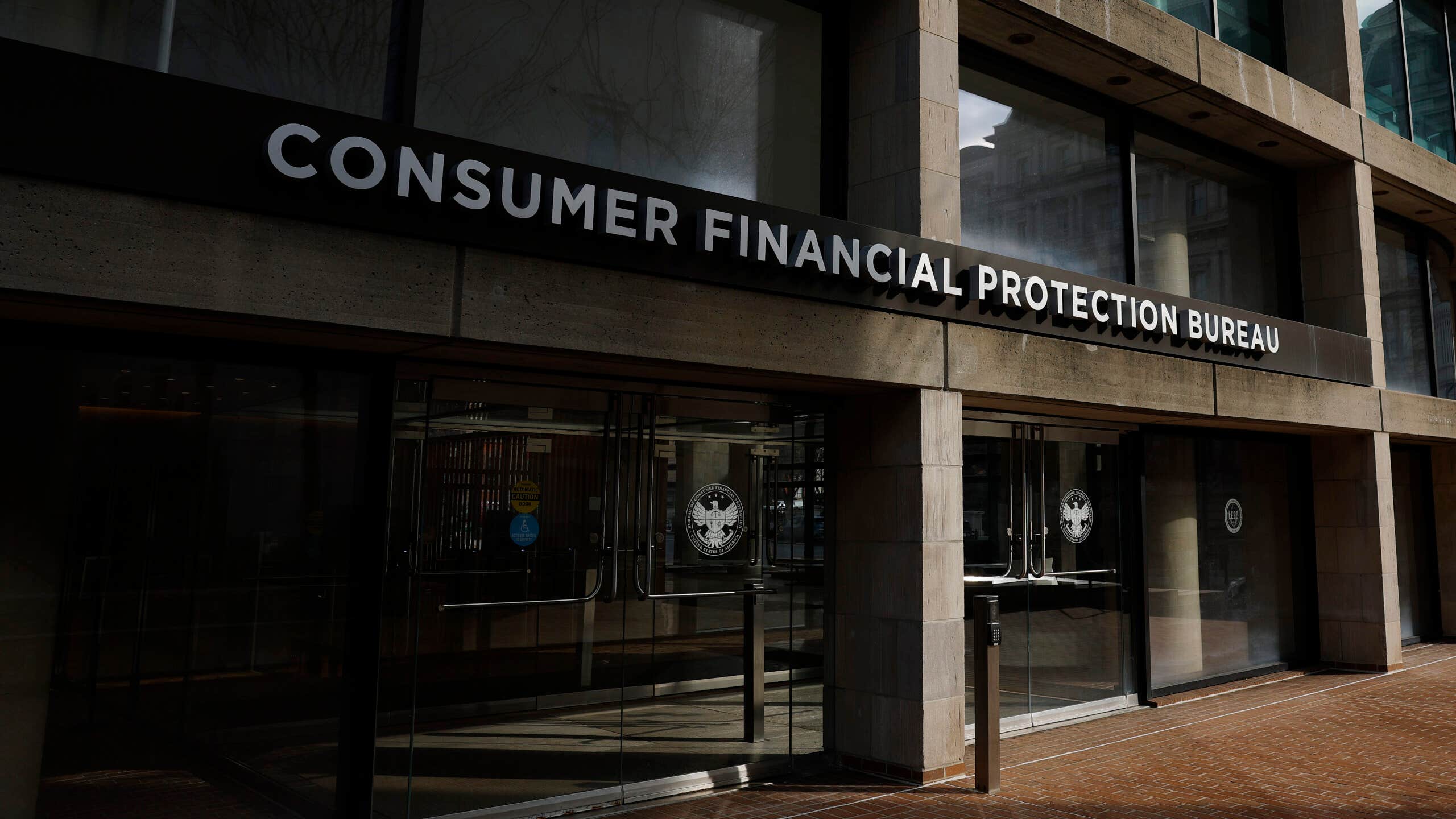 A view of the Consumer Financial Protection Bureau office in Washington, D.C.